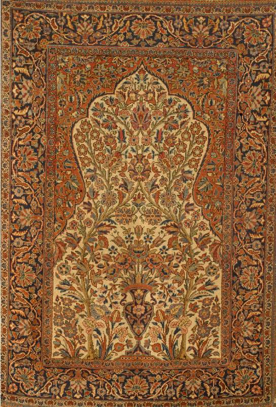 Keschan Alt, Persien, um 1900, Wolle auf Baumwolle, ca. 150 x 110 cm, Schätzwert: 3200.- EURO, EHZ: 3