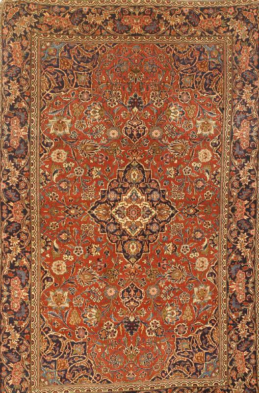 Keschan, Persien, um 1930, Wolle auf Baumwolle, ca. 207 x 134 cm, Schätzwert: 1350.- EURO, EHZ: 3-4