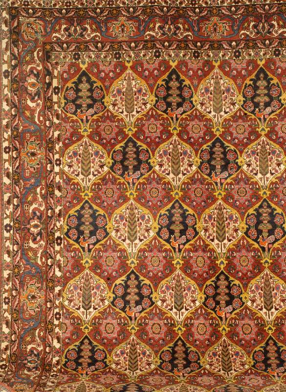 Bachtiar, Persien, ca. 40 Jahre, Wolle auf Baumwolle, ca. 407 x 313 cm, Schätzwert: 4800.- EURO, EHZ: 2