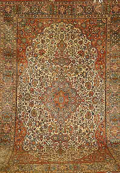Esfahan Mobarake, Persien, ca. 60 Jahre, Wolle auf Baumwolle, ca. 373 x 226 cm, Schätzwert: 5500.- EURO, EHZ: 2-3
