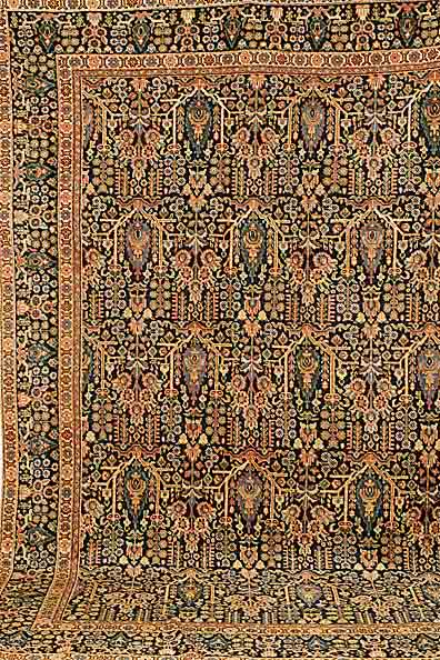 Heriz, Persien, um 1930, Wolle auf Baumwolle, ca. 350 x 276 cm, SchÄtzwert: 6500.- EURO