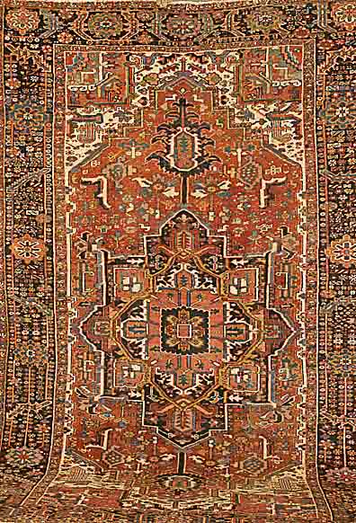 Heriz, Persien, um 1920, Wolle auf Baumwolle, ca. 342 x 220 cm, Schätzwert: 2100.- EURO, EHZ: 4
