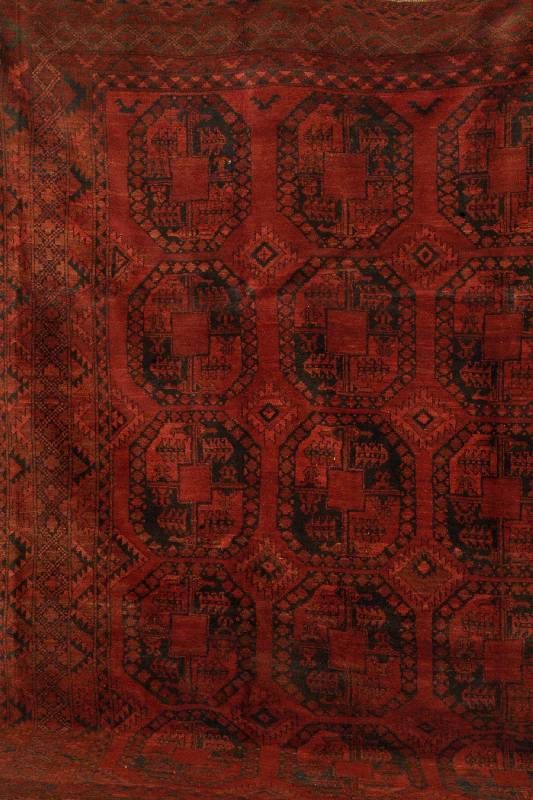 Dolatabad, Afghanistan, ca. 60 Jahre, Wolle auf Wolle, ca. 340 x 258 cm, SchÄtzwert: 1800.- EURO, EHZ: 3