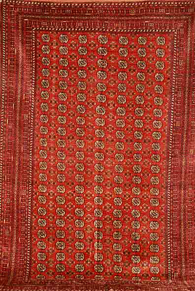 Afghane, ca. 60 Jahre, Wolle auf Wolle, ca. 293 x 190 cm, SchÄtzwert: 980.- EURO, EHZ: 3