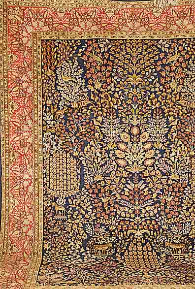 Kerman, Persien, ca. 50 Jahre, Wolle auf Baumwolle, ca. 365 x 270 cm, SchÄtzwert: 2500.- EURO, EHZ: 3-4