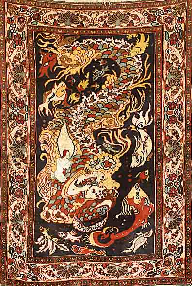 Ghochan, Persien, ca. 30 Jahre, Wolle auf Baumwolle, ca. 165 x 115 cm, SchÄtzwert: 950.- EURO, EHZ: 3