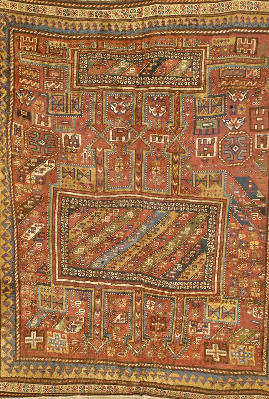 Khorassan(Kordi), Persien, um1920, Wolle auf Wolle, ca. 210 x 175 cm, SchÄtzwert: 1800.- EURO, EHZ: 4