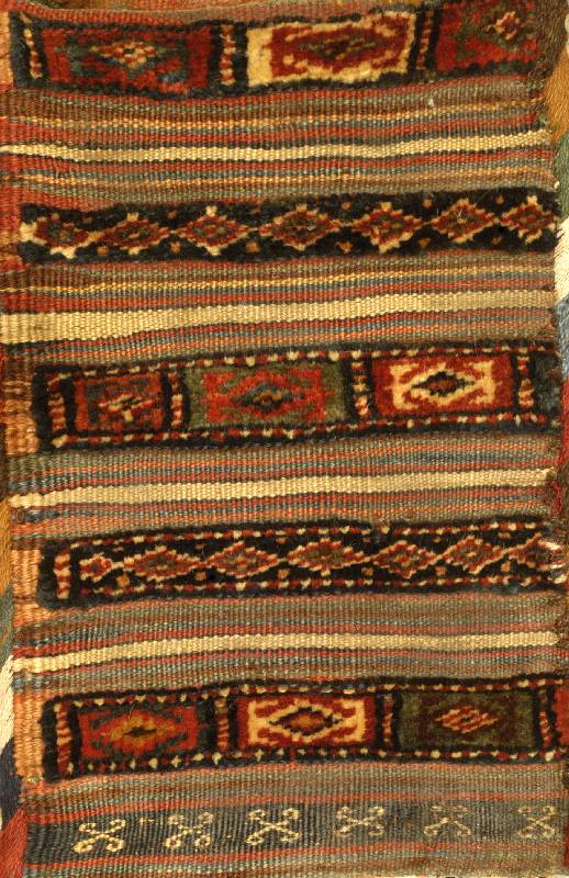 Ghochan Tasche, Persien, um 1930, Wolle auf Wolle, ca. 33 x 20 cm, SchÄtzwert: 650.- EURO, gewebt, mit KnÜpfreihen, EHZ: 2
