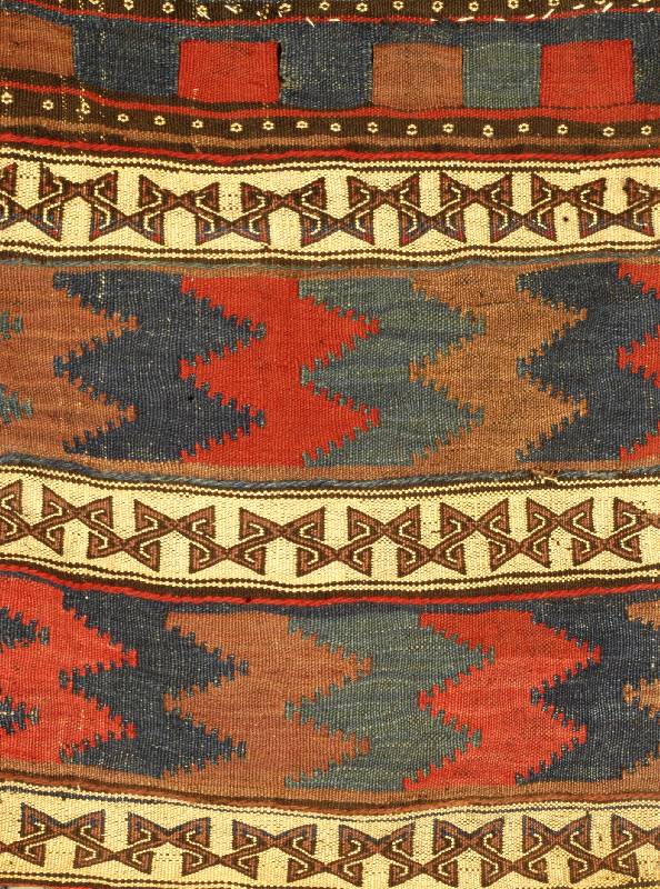 Kordi Tasche (sumakh), Persien, ca. 60 Jahre, Wolle auf Wolle, ca. 55 x 55 cm, SchÄtzwert: 650.- EURO, EHZ: 2
