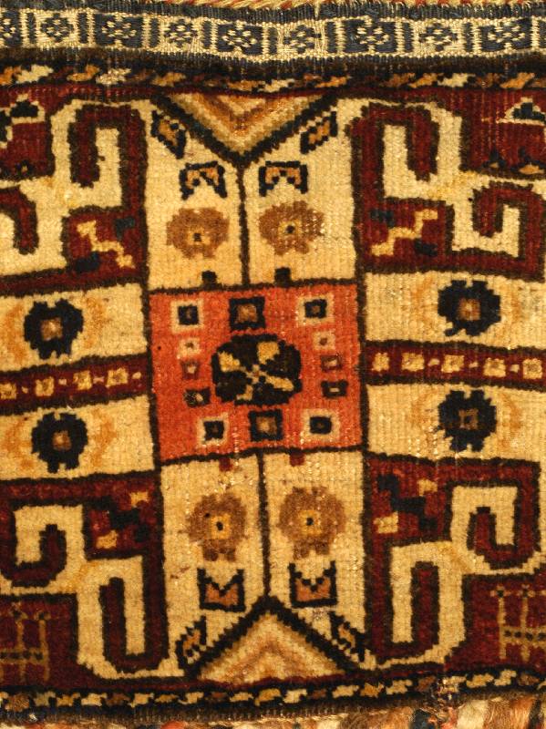Lori Tasche, Persien, um 1930, Wolle auf Wolle, ca. 30 x 27 cm, SchÄtzwert: 650.- EURO, EHZ: 3