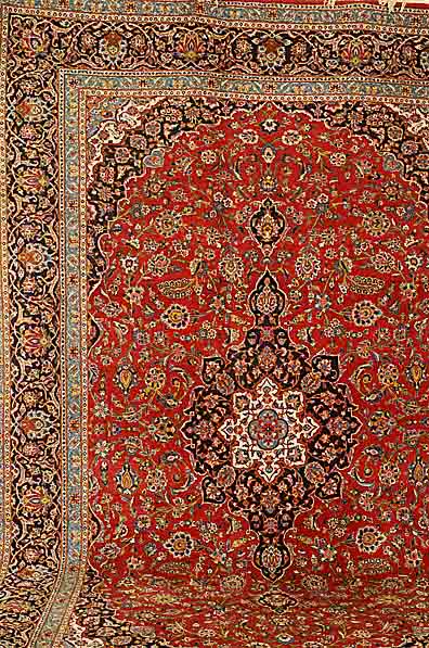 Keschan, Persien, ca. 30 Jahre, Wolle auf Baumwolle, ca. 407 x 350 cm, SchÄtzwert: 4500.- EURO, EHZ: 3