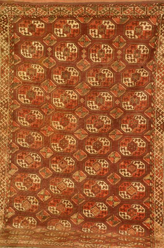 Kisel Ayak, Torkmanestan, um 1910, Wolle auf Wolle, ca. 231 x 141 cm, SchÄtzwert: 1300.- EURO, EHZ: 4