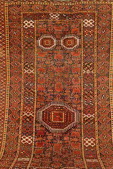 BeSchir Antik, Afghanistan, um 1850, Wolle auf Wolle, ca. 390 x 220 cm, Schätzwert: 6500.- EURO, EHZ: 4
