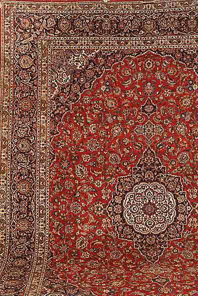 Keschan sign., Persien, ca. 40 Jahre, Wolle auf Baumwolle, ca. 435 x 312 cm, SchÄtzwert: 3500.- EURO, EHZ: 1-2