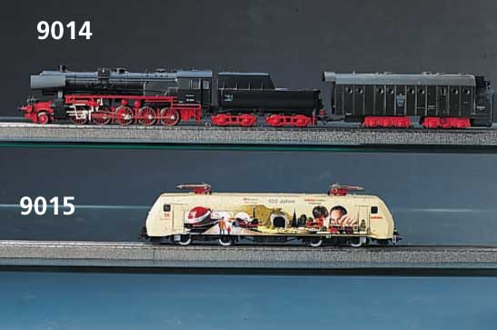 GÜterzuglokomotive, MÄrklin, Spur HO, 2. HÄlfte 20. Jh., Baureihe 152, Nr. 152001-4, JubilÄumsausgabe, 100 Jahre MÄrklin-Museum - 100 Jahre ...