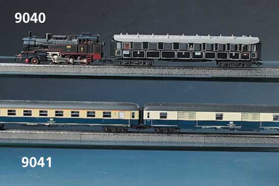 Wagen-Set, MÄrklin, Spur HO, 2. HÄlfte 20. Jh. , insgesamt 5 Wagen, 3 x Baureihe 4292, Großraumwagen 2. Klasse, 1 x Baureihe 4291 1. Klasse, 1 x ...