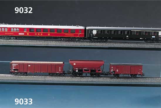 Konvolut GÜterwagen, MÄrklin, Spur HO, 2. HÄlfte 20. Jh., verschiedene GÜterwagen, alle im Orig.-Karton, l. bespielt bzw. l. Lagerspuren, ...