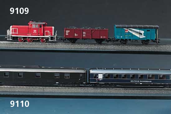 Großer GÜterzug, MÄrklin, Spur HO, 2. HÄlfte 20. Jh., Lok, Baureihe 361, Lok-Nr. 361 838 -6, viele verschieden GÜterwagen, bespielt, guter ...