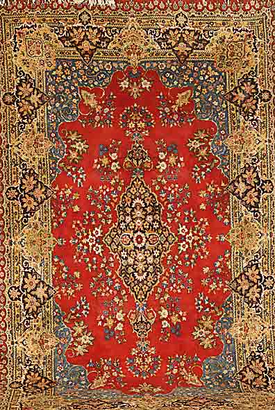 Kerman, Persien, ca. 60 Jahre, Wolle auf Baumwolle, ca. 306 x 188 cm, SchÄtzwert: 2200.- EURO, EHZ: 2