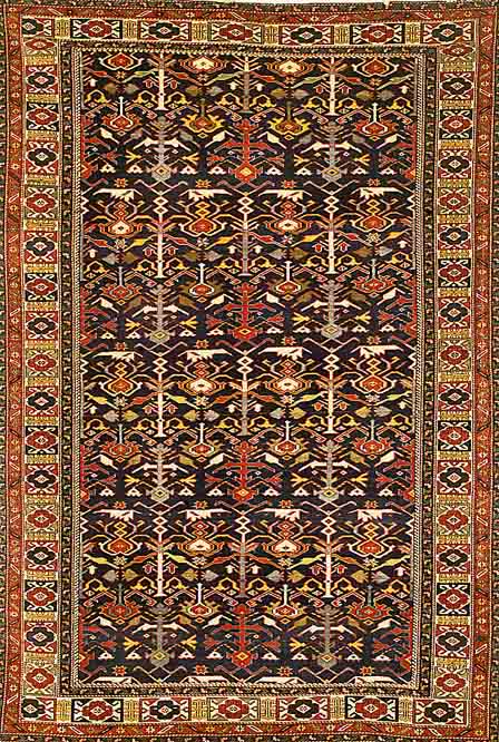 Schirwan, Rußland, um 1910, Wolle auf Wolle, ca. 238 x 168 cm, SchÄtzwert: 8500.- EURO, EHZ: 2-3
