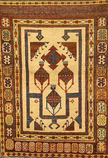 Konya, TÜrkei, um 1880, Wolle auf Wolle, ca. 179 x 133 cm, SchÄtzwert: 4500.- EURO, EHZ: 3-4