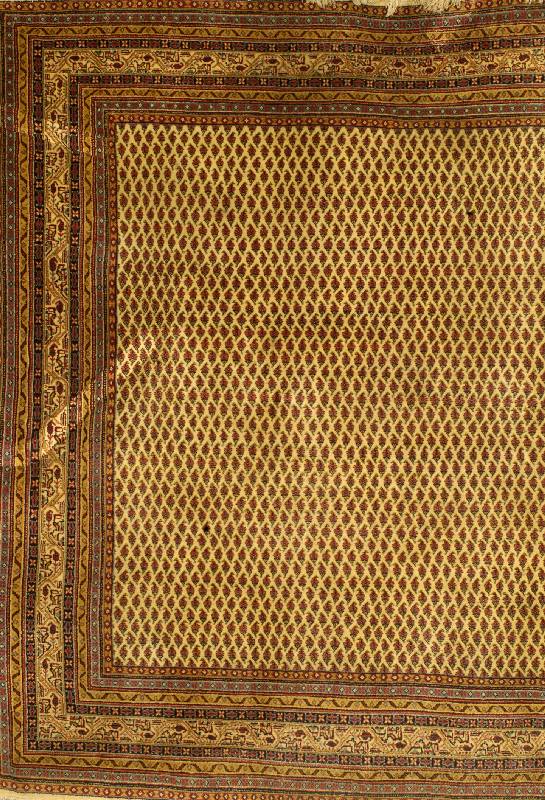 Sarogh Mir, Persien, ca. 30 Jahre, Wolle auf Baumwolle, ca. 247 x 245 cm, SchÄtzwert: 1200.- EURO, EHZ: 2-3