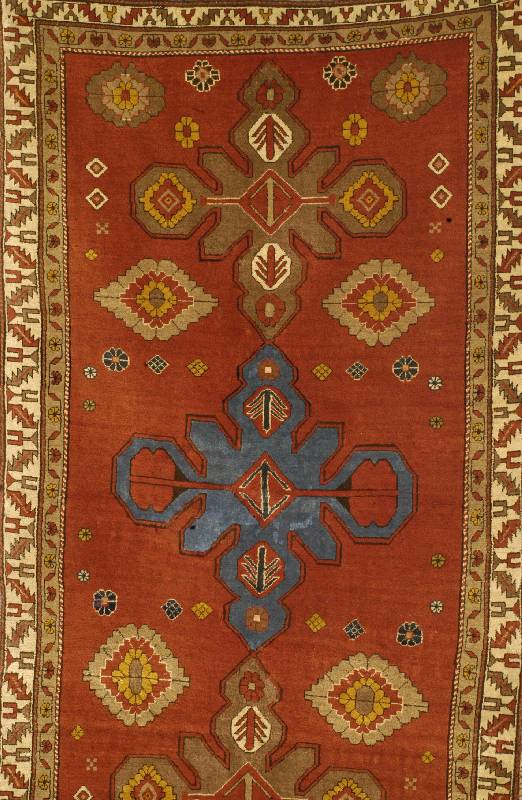 Kazak, Russland, ca. 60 Jahre, Wolle auf Wolle, ca. 228 x 119 cm, Schätzwert: 2800.- EURO, EHZ: 3