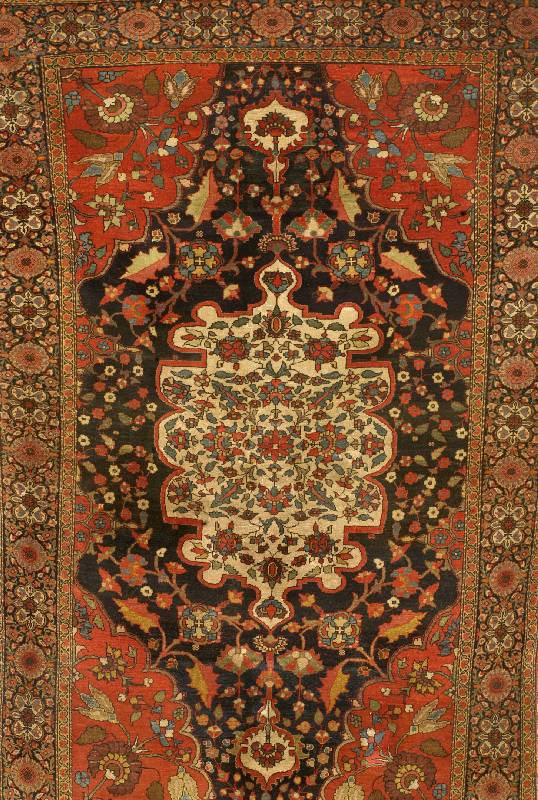 Farahan Antik, Persien, um 1880, Wolle auf Baumwolle, ca. 198 x 125 cm, Schätzwert: 5800.- EURO, EHZ: 4
