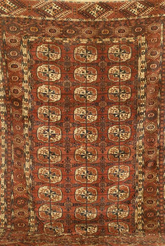 Buchara, Rußland, um 1920, Wolle auf Wolle, ca. 237 x 147 cm, SchÄtzwert: 1300.- EURO, EHZ: 3-4