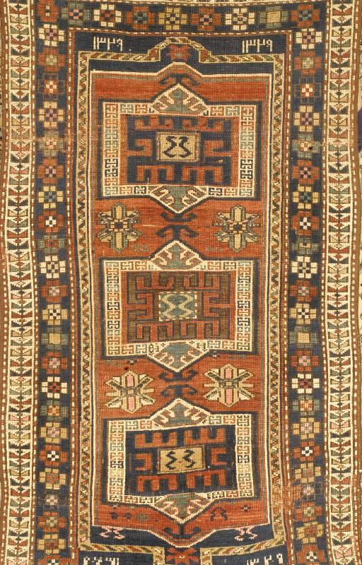 Fachralo Kazak, datiert 1901 ,Wolle auf Wolle, ca. 142 x 89 cm, SchÄtzwert: 2700.- EURO, EHZ: 4