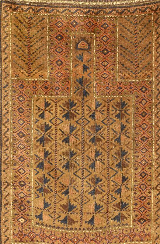 Belutsch Gebetsteppich, Persien, ca. 80 Jahre, Wolle auf Wolle, ca. 145 x 93 cm, SchÄtzwert: 750.- EURO, EHZ: 4