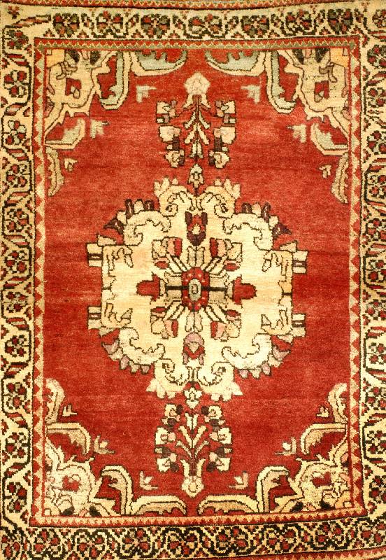 Sarogh, Persien, ca. 40 Jahre, Wolle auf Baumwolle, ca. 155 x 115 cm, Schätzwert: 460.- EURO. Ehz: 2-3, guter Zustand, feste Knüpfung