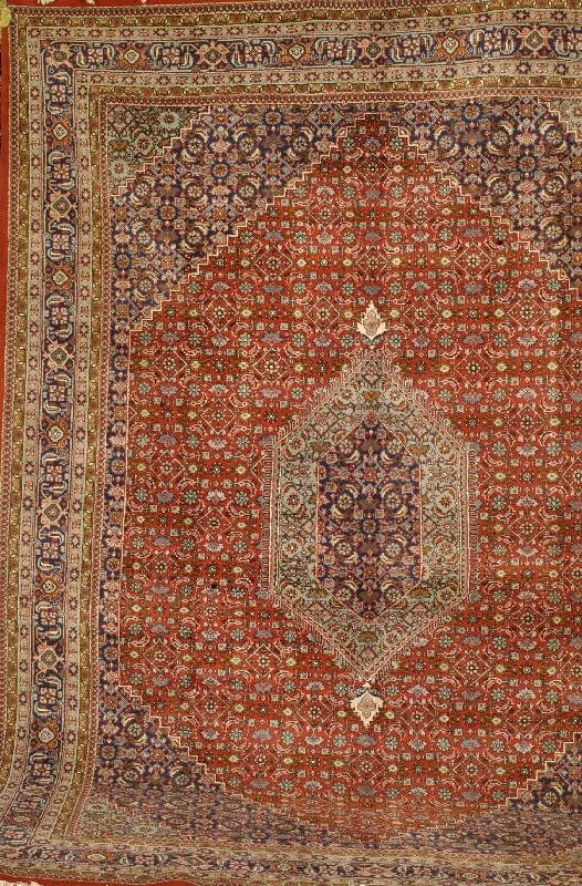 Bidjar, Indien, ca. 15 Jahre, Wolle auf Baumwolle, ca. 350 x 250 cm, SchÄtzwert: 2200.- EURO, EHZ: 2-3