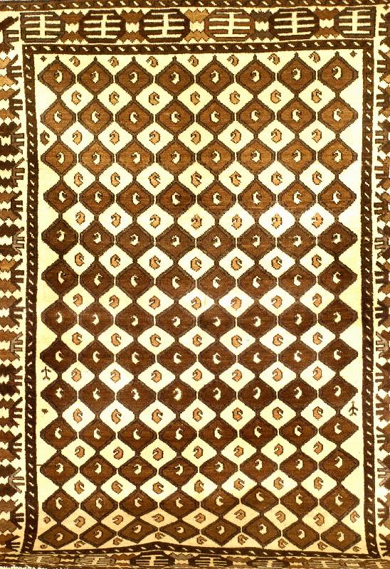 Gabbeh Alt, Persien, ca. 30 Jahre, Wolle auf Wolle, ca. 210 x 153 cm, SchÄtzwert: 650.- EURO, Ehz: 2, Guter Zustand.