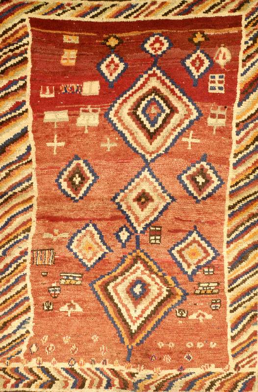 Gabbeh Alt, Persien, ca. 60 Jahre, Wolle auf Wolle, ca. 171 x 118 cm, SchÄtzwert: 950.- EURO, EHZ: 3