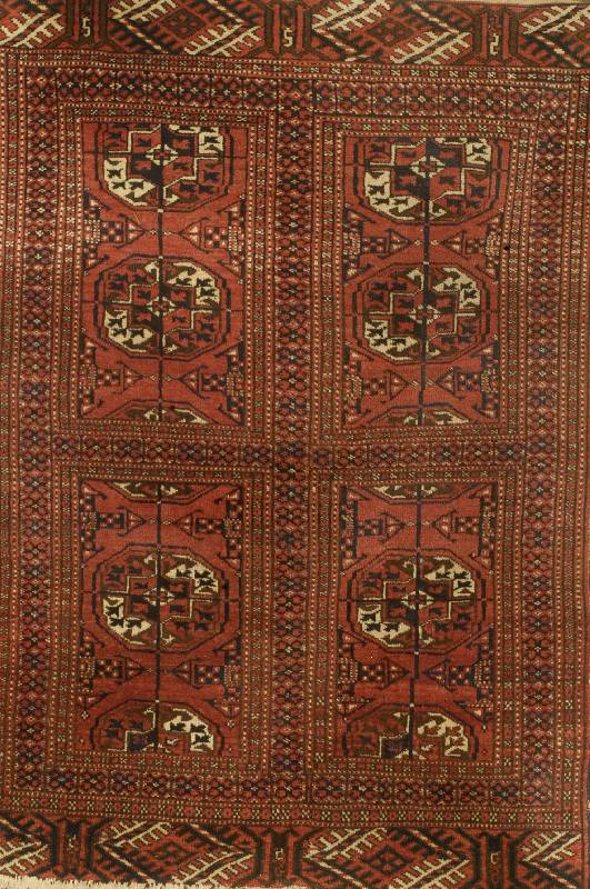 Yomut Engsi, Russland, um 1920, Wolle auf Wolle, ca. 136 x 95 cm, Schätzwert: 900.- EURO, EHZ: 3