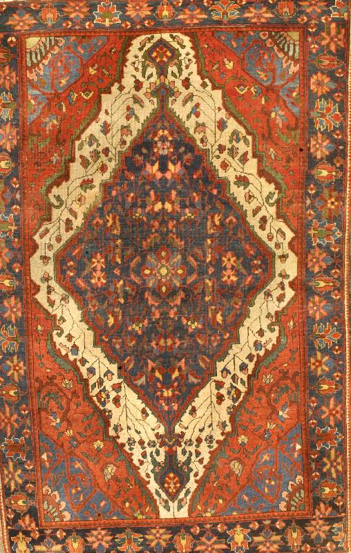 Farahan, Persien, um 1910, Wolle auf Baumwolle, ca. 155 x 102 cm, Schätzwert: 3600.- EURO, EHZ: 3