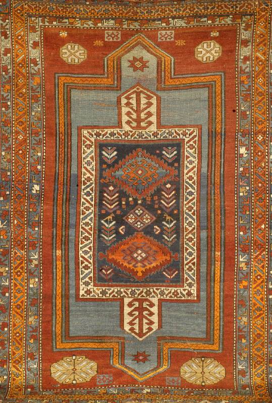 Kazak, Rußland, um 1910, Wolle auf Wolle, ca. 210 x 144 cm, SchÄtzwert: 1800.- EURO, EHZ: 4