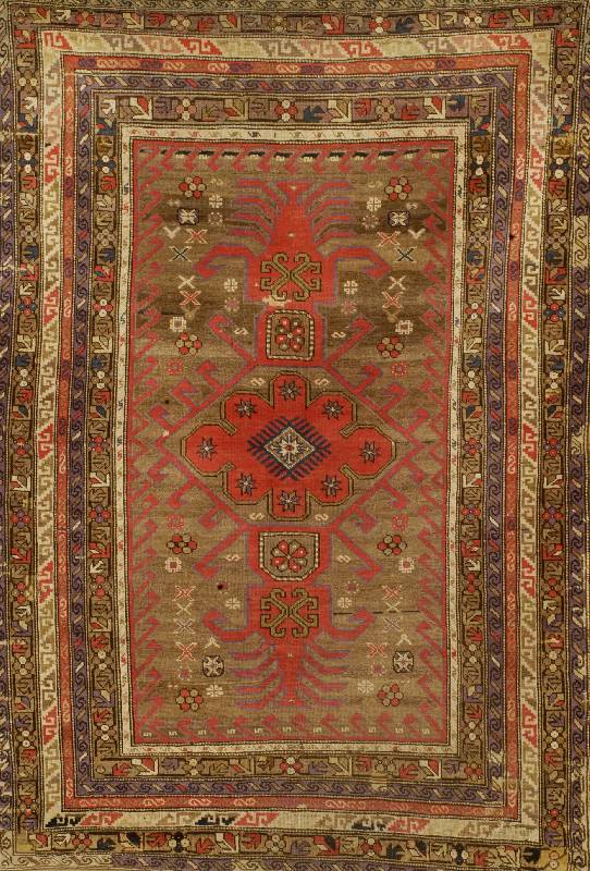 Shirwan, Kaukasus, um 1900, Wolle auf Wolle, ca. 181 x 125 cm, SchÄtzwert: 2900.- EURO, EHZ: 3, fachmÄnisch rest.