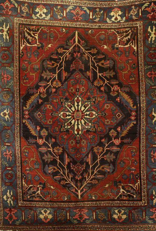 Heriz alt, Nordwestpersien, um 1940, Wolle auf Baumwolle, ca. 195 x 145 cm, SchÄtzwert: 2100,- EURO. Ehz: 3, Ältere Kleinformatige Her ...