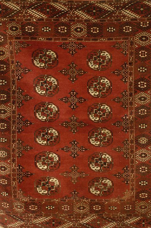 Bochara, Turkmenistan, um 1940, Wolle auf Wolle, ca. 155 x 114 cm, SchÄtzwert: 950.- EURO, EHZ: 2-3
