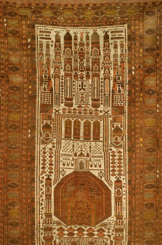 Beshir Gebetsteppich, Afghanistan, um 1910, Wolle auf Wolle, ca. 176 x 107 cm, SchÄtzwert: 1800.- EURO, EHZ: 4 . RaritÄt und SammelwÜrdig
