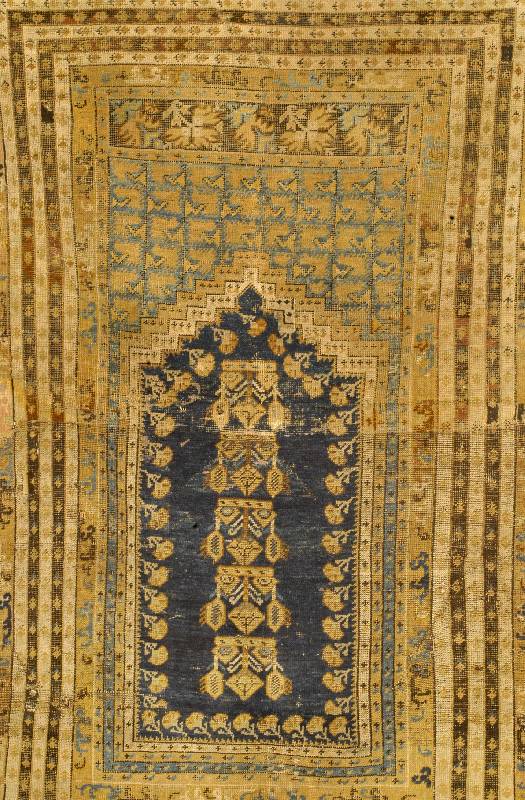 Kula Friedhofsteppich, TÜrkei, um 1800 Wolle auf Baumwolle, ca. 177 x 110 cm, SchÄtzwert: 1300.- EURO, EHZ: 5. Antik. Symbol fÜr das ewige ...