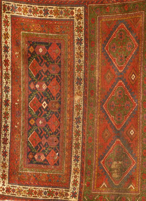 Taschenfront, Persien, um 1900, Wolle auf Wolle, ca. 123 x 90 cm, SchÄtzwert: 950.- EURO, EHZ: 4