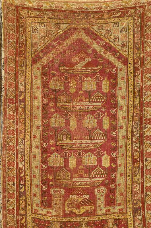 Kirshehir, TÜrkei, um 1880, Wolle auf Wolle ca. 163 x 103 cm, SchÄtzwert: 1900.- EURO, EHZ: 4-5.Antik