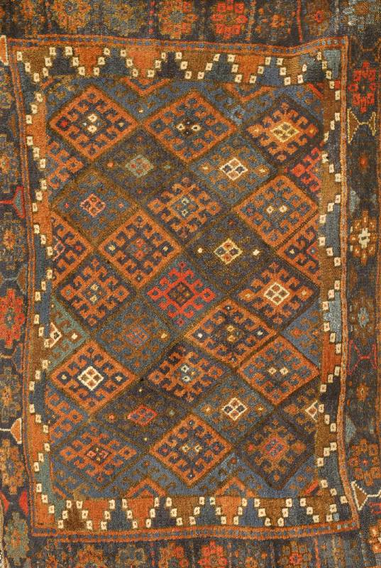 Jaf Taschenfront, Kurdistan, Ende 19.Jh, Wolle auf Wolle, ca. 62 x 94 cm, SchÄtzwert: 590.- EURO, EHZ: 2-3