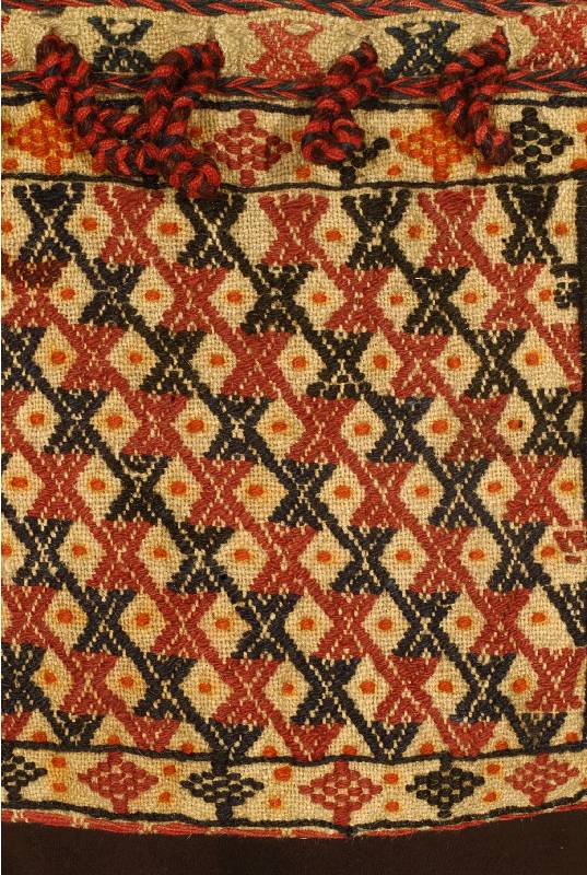 Gashgai Tasche, Persien, ca. 60 Jahre, Wolle auf Wolle, ca. 39 x 41 cm, SchÄtzwert: 450.- EURO, EHZ: 2