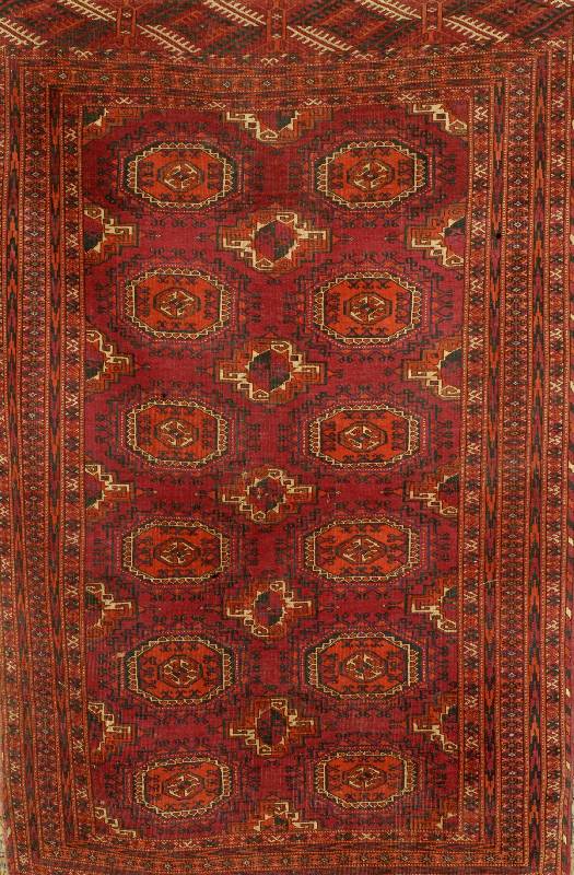 Tekke, Rußland, um 1920, Wolle auf Wolle, ca. 170 x 109 cm, SchÄtzwert: 1500.- EURO, EHZ: 4-5