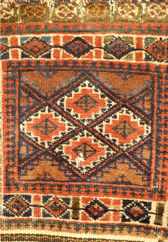 Kordi Offenetasche, Persien, um 1920, Wolle auf Wolle, ca.40 x 35 cm, SchÄtzwert: 650.- EURO, EHZ: 3-4