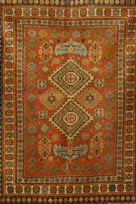 Shirwan, Rußland, um 1930, Wolle auf Baumwolle, ca. 203 x 148 cm, SchÄtzwert: 2200.- EURO, EHZ: 3-4